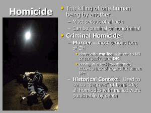 9 Part I Homicide