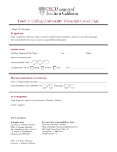 CollegeUniversityTranscriptCoverPage