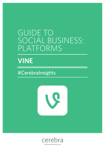 Guide to social business -Platforms - Vine