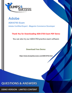 New And Updated Adobe AD0-E703 PDF Questions (2021)