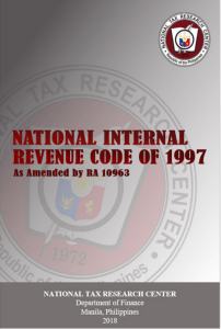 National Internal Revenue Code, as Amended