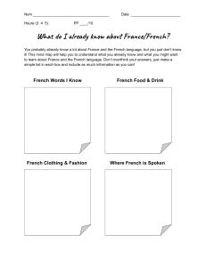 What do I know about France French 