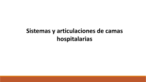 Sistemas y articulaciones de camas hospitalariasrticulaciones de camas hospitalarias
