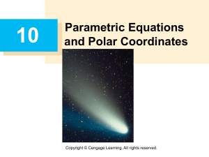 Parametric Equations and Coordinates
