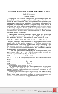 1963Annals of Mathematical Statistics-Asymptotic theory for principal component analysis