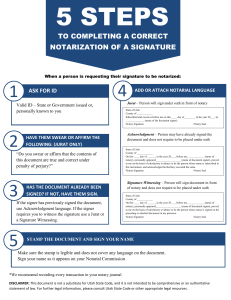 5 steps to notarization