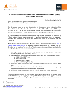 Notice 106  - Placement of PCASP on board Maltese ships.pdf 20130308143034