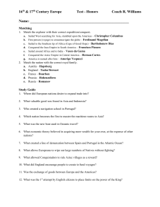 02 - 16th and 17th Century Europe Study Guide