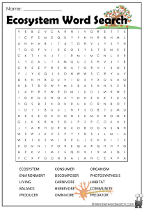 Ecosystem-Word-Search