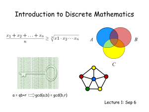 Discrete Math L01-MSR