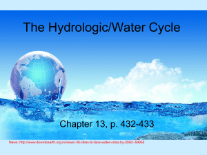 water cycle streams and floods  ss slides