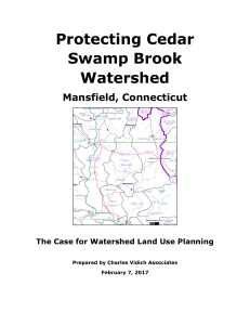 Protecting Cedar Swamp Brook Watershed