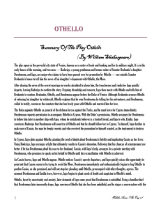 Summary Of Othello