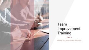 Team Improvement Training Course Brisbane Sydney Melbourne Perth Adelaide Canberra Geelong Parramatta