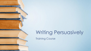 Writing Persuasively Training Sydney Melbourne Perth Canberra Brisbane Geelong Parramatta Adelaide
