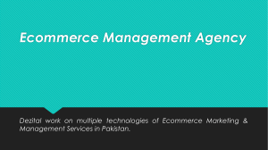 Dezital, Ecommerce Management Agency in Pakistan - Ecommerce Developemnt