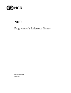 NDC+ Programmers Ref