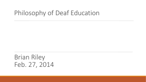 Philosophy of Deaf Education-converted