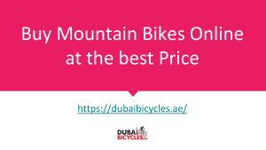 Buy Mountain Bikes online at the best Price
