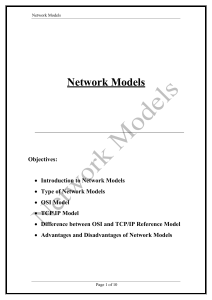 network modelss
