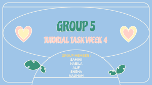 (GROUP 5)TUTORIAL TASK WEEK 4