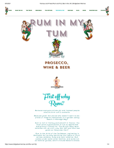 Famous and Finest Rum and Fizz Bar in the UK   Bridgetown Monroe