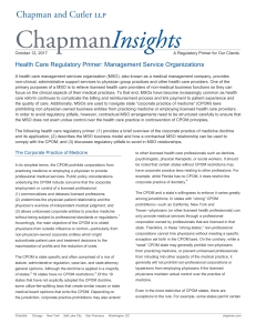 802 Chapman Management Service Organizations 101217