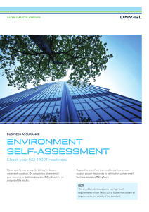 1. Environment SelfAssessment BC