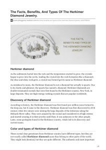 Buy Silver Herkimer Diamond Jewelry 