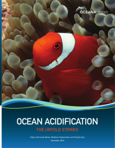 Ocean Acidification The Untold Stories