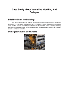 Case Study about Versailles Wedding Hall Collapse