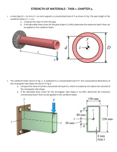 STRENGTH OF MATERIALS - TASK 1. CHAPTER 5.