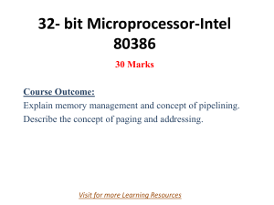 32- bit Microprocessor-Intel 80386