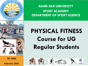  Physical Fitness and Health PPT 2021
