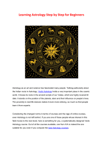 Learning Astrology Step by Step for Beginners