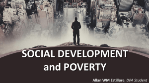Social Development and Poverty