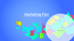 one page Marketing Plan