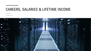 Careers, Salaries & Lifetime Income