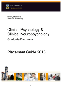 Clinical Neuropsychology placements