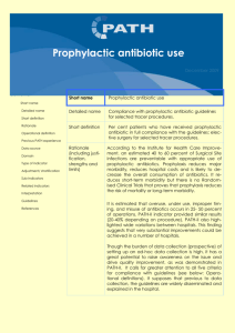 10_Prophylactic antibiotic use