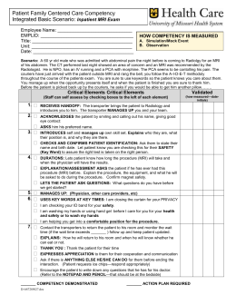 MRI Safety & QC Checklist