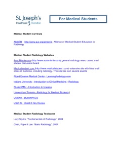 For Medical Students - Faculty of Health Sciences