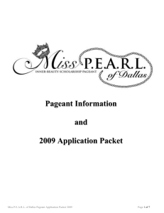 27th Annual - PEARL Girls