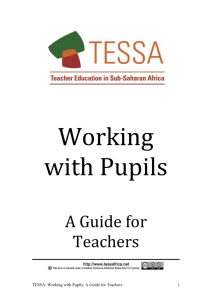 TESSA: Working with pupils