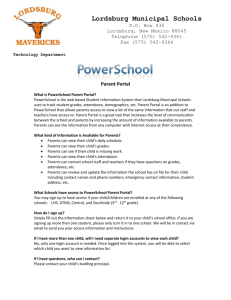 Sign-Up for PowerSchool Parent Access