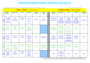 Please click here to see the Sports Clubs Timetable for 2013-14