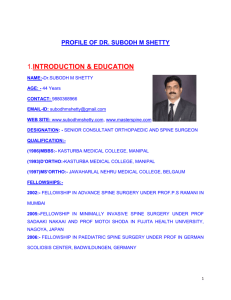 Dr Subodh - Profile (pdf 675kb)