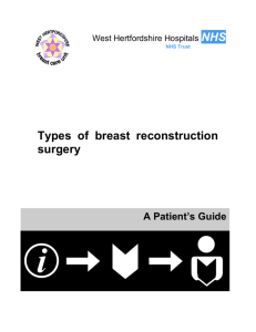 Types of breast reconstruction - West Hertfordshire Hospitals NHS