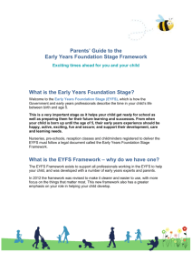 EYFS Parents Guide