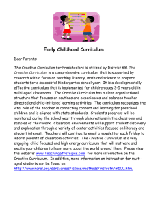Creative Curriculum for Parents